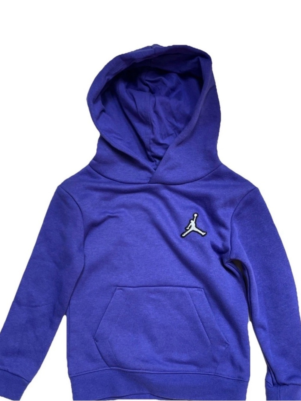 Jordan Kids Purple Pullover Hoodie with Jumpman Logo